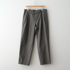 DOUBLE PLEATED EASY TROUSERS #GRAY [A26A93PT02C]