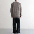 SIGNATURE CREW NECK #MELANGE BROWN [BN-25FM-038]