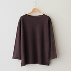 NORMANDY LINEN BASQUE SHIRT #DARK BROWN [BN-25SM-065]