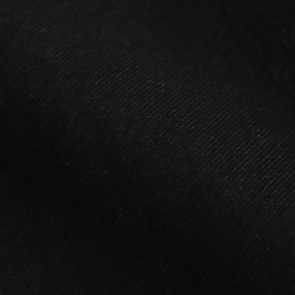 WIDE LEG EASY PANTS #CHAMBRAY BLACK [M25C12PT02C]