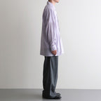 ITALIAN OPEN COLLAR SHIRT #LAVENDER [A26A23SH03C]