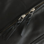 WORK VEST #BLACK [V-09-C-COW-4]