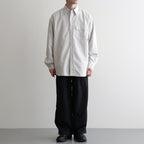 Garment Dyed Field Twill Shirt #Stone [N26SG034]