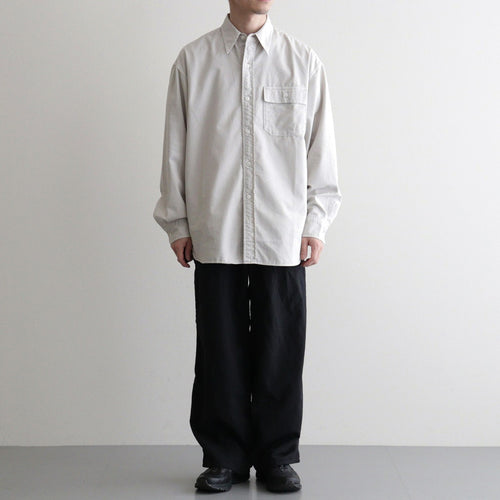 Garment Dyed Field Twill Shirt #Stone [N26SG034]