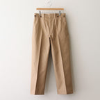 SOLIS COTTON TROUSERS - CHINO #BEIGE [HV501001]