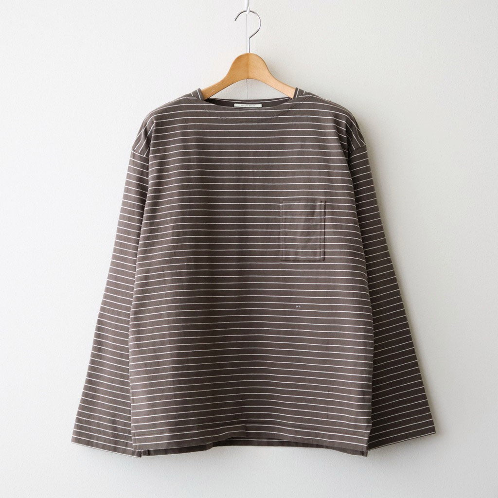 STRIPE BASQUE SHIRTS #NUTMEG [261OJ-CT18]