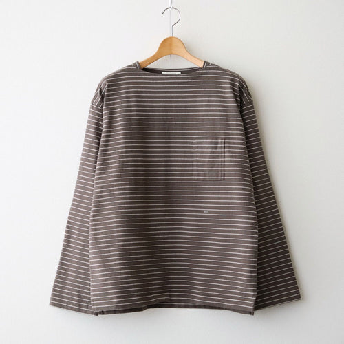 STRIPE BASQUE SHIRTS #NUTMEG [261OJ-CT18]
