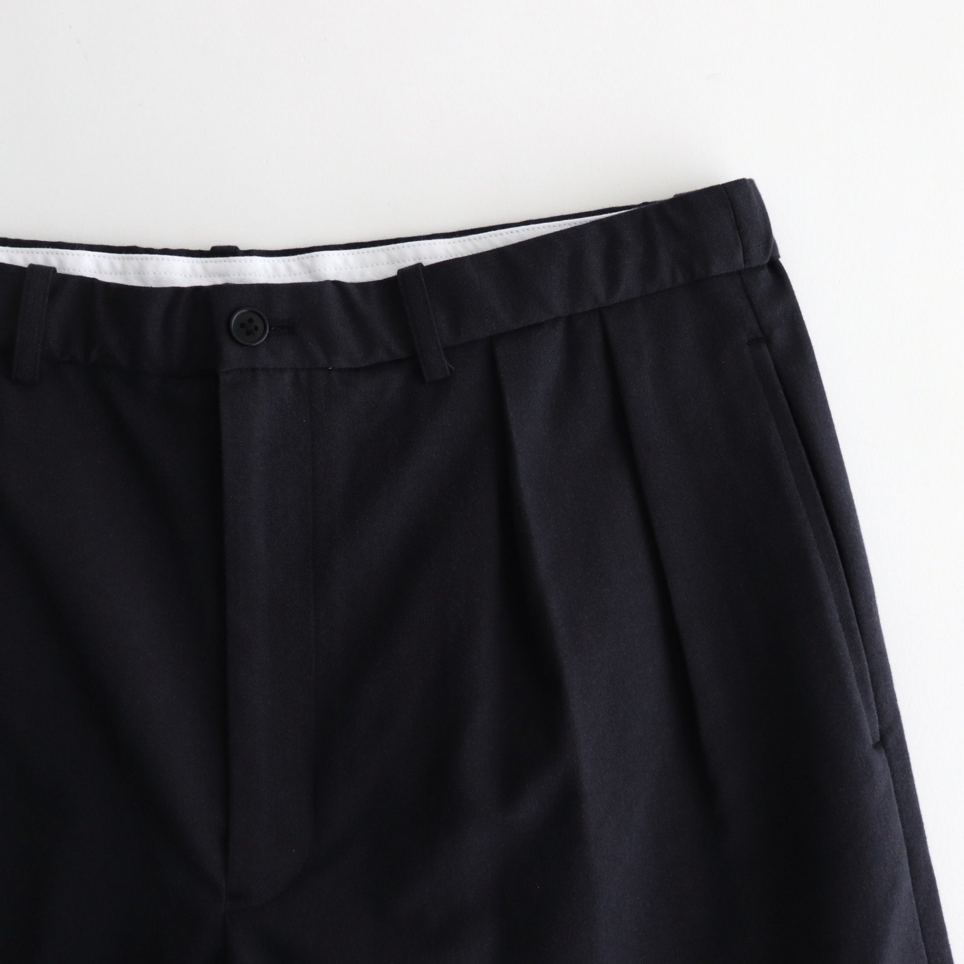 ORGANIC COTTON TENCEL CHINO SHORTS #NAVY [16551 40384]