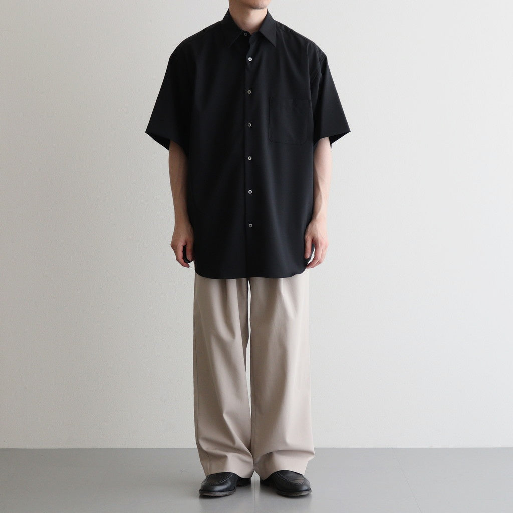 DOUBLE PLEATED EASY TROUSERS #LIGHT GRAY [A25C04PT02C]