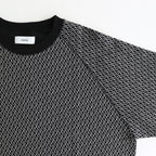 RAGLAN CREW NECK #BLACK×IVORY [M25C15CS02C]