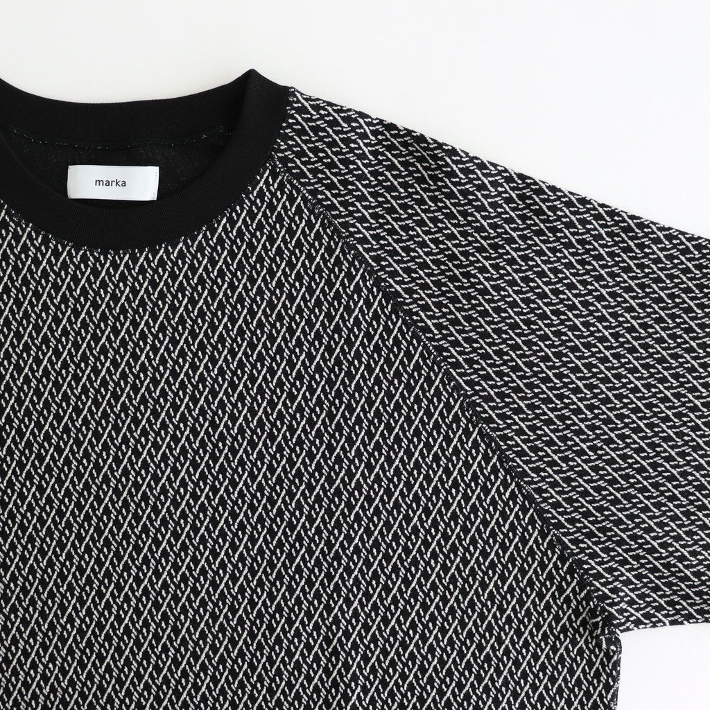 RAGLAN CREW NECK #BLACK×IVORY [M25C15CS02C]
