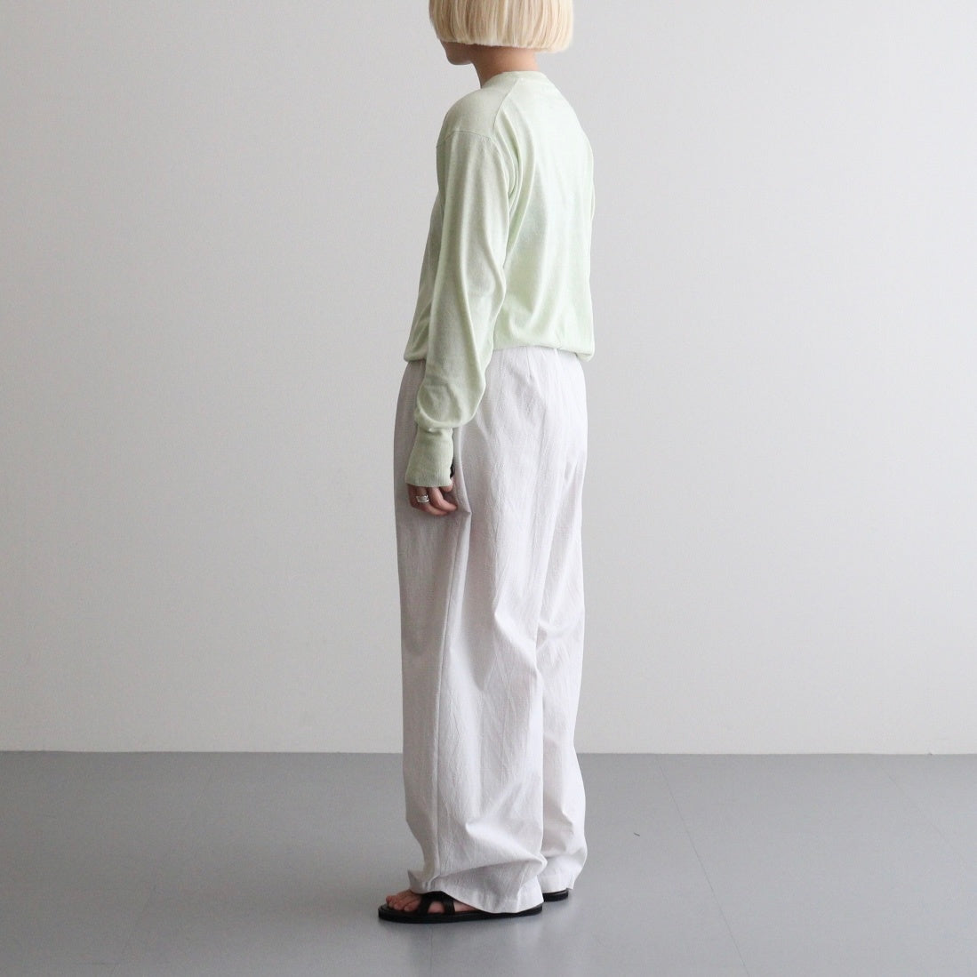 REVIVAL SOFT SILK CREW NECK #MINT [BN-26SL-033]