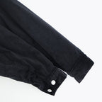 PUFFED MANDARIN COLLAR WORK JACKET #BLACK [A25C13BL01C]