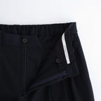 TRIPLE PLEATED WIDE TROUSERS #NAVY [A26A93PT03C]