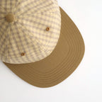 MADRAS CHECK CAP - DANNYBOY #MUSTARD [Z01004]