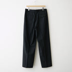 FLAT FRONT WIDE TROUSERS #BLACK [A26C07PT03C]
