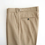 REGULAR FIT STRAIGHT TROUSERS #BEIGE [M26C06PT02C]