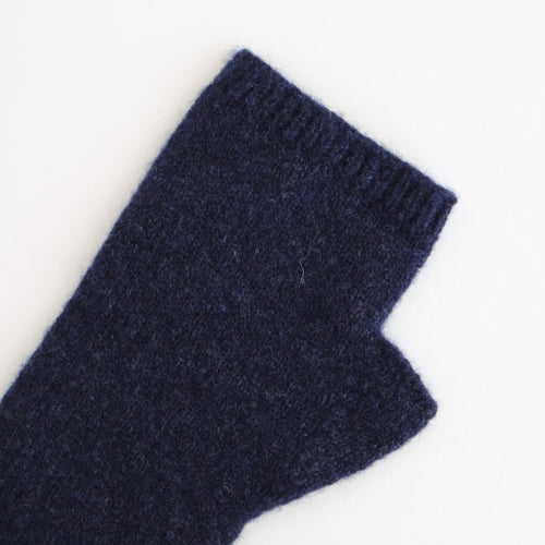 Rambling Wool Gloves #Oxford Blue [6053-2702]