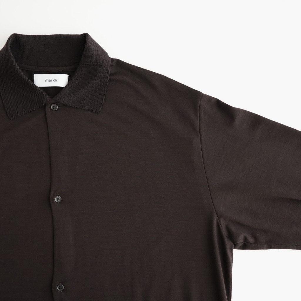 SHIRT CARDIGAN #DARK BROWN [M26C15CS01C]