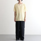PIMA MOKLODI RINGER TEE #YELLOW × WHITE [26S-BIS-CS61]