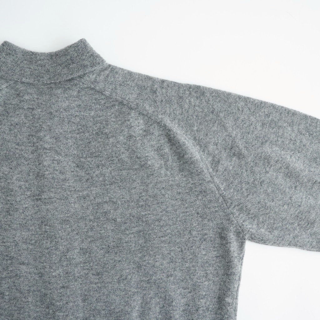 Lightweight All-yak POLO Cardigan #GRAY [NEP-AW2603]
