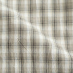 Organic Cotton Rambling Check Shirts #Beige check [6061-1601]