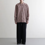 C/L PLAID LS SHIRTS #OLD ROSE [PMAV-LS01]