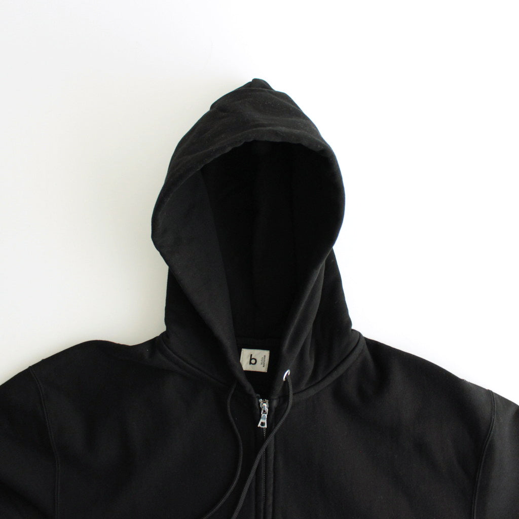 Soft&Hard Sweat Hoodie ZIP #Black [bROOTS24F23]