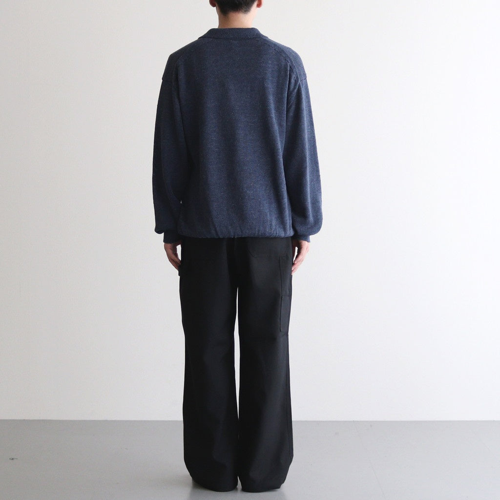 WIDE CARPENTER PANTS II #BLACK [A25C06PT03C]