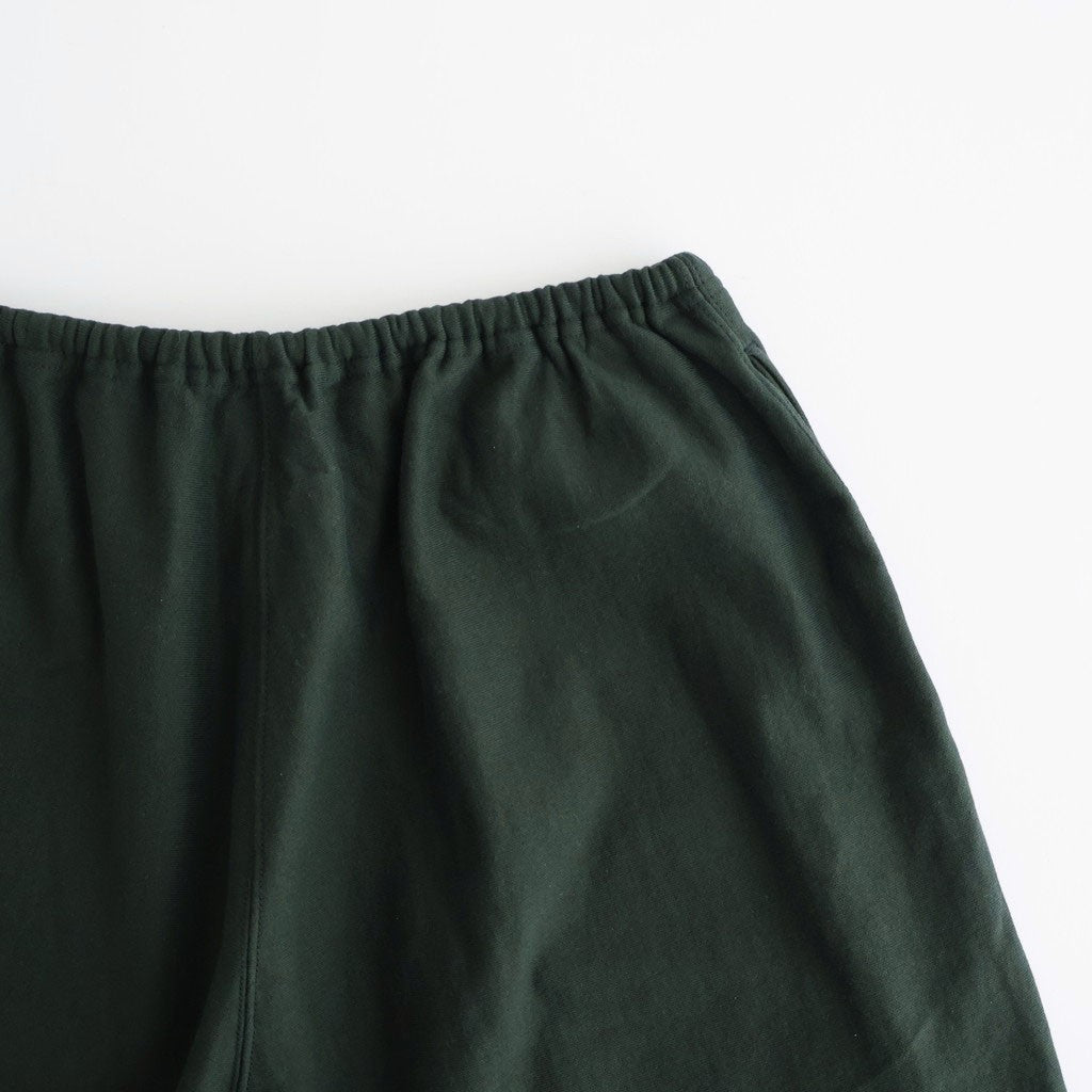 Thin-Sweat Shorts #DarkGreen [bROOTS25S23S26]