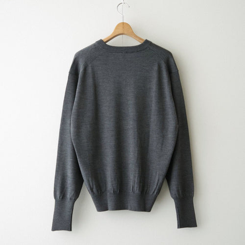 BABY WOOL V NECK #GRAY [BN-26FM-041]