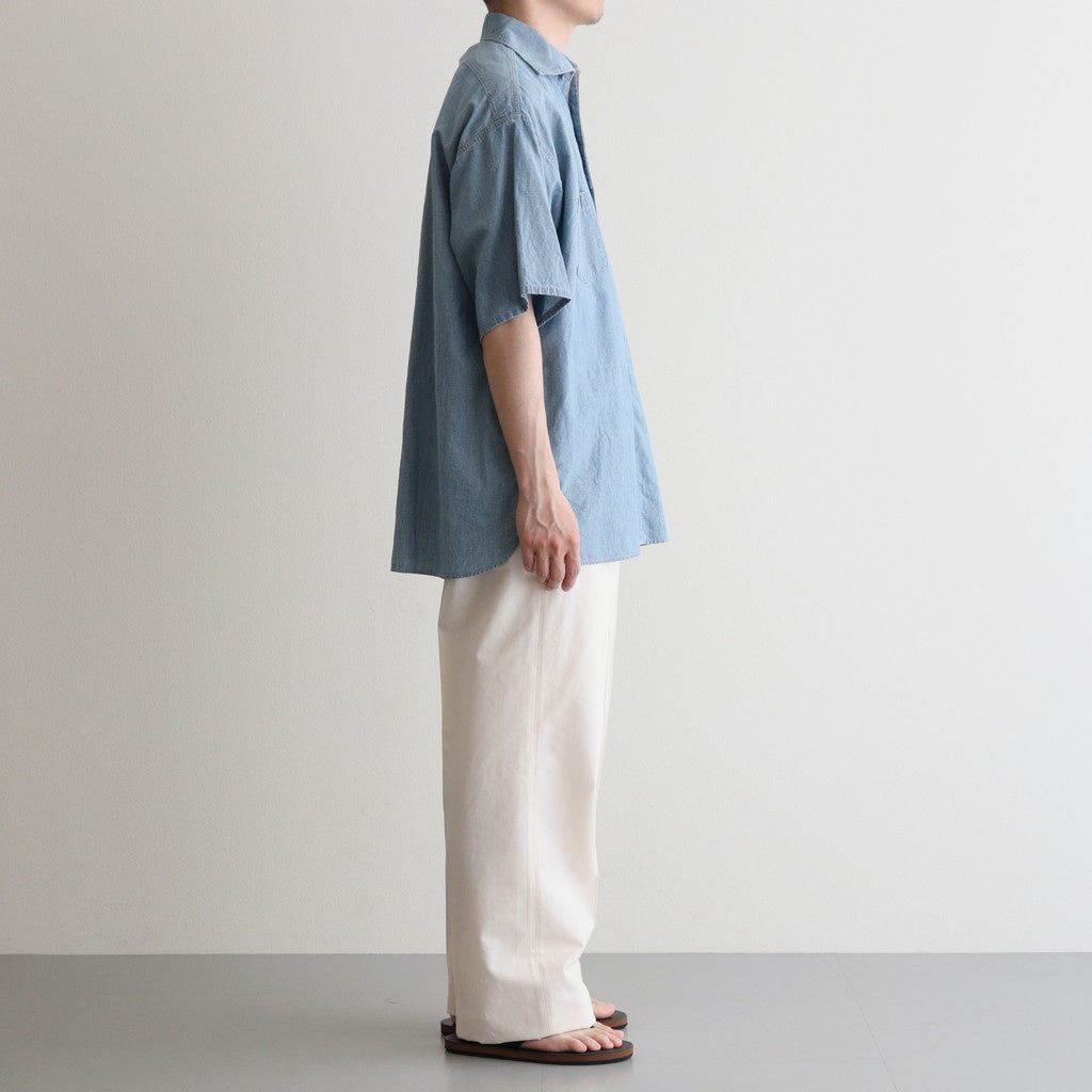 CAMP COLLAR MARINE SHIRTS #INDIGO [251OJ-SH11]