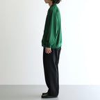DOUBLE PLEATED SEMI EASY TROUSERS #BLACK [A26C07PT02C]