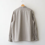Organic Cotton Rambling Check Shirts Jacket #Beige check [6061-1104]