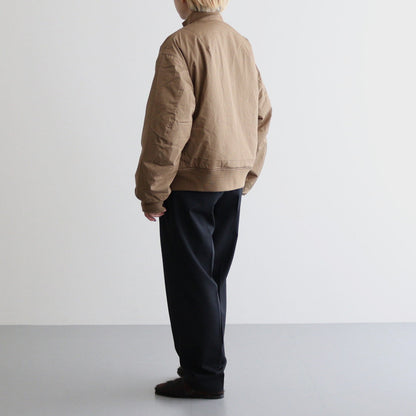 Insulation Varsity Jacket #Light Brown [S24FY020]