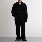 PUFFED MANDARIN COLLAR WORK JACKET #BLACK [A25C13BL01C]