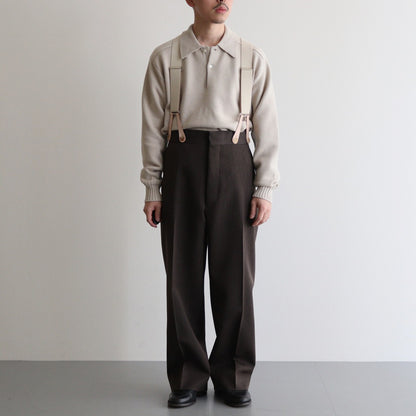 SOLIS CAVALRY TROUSERS #BROWN [HV301501ER]