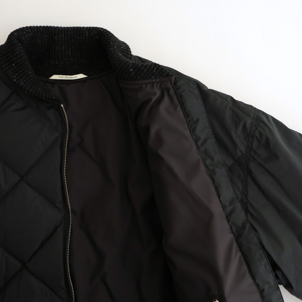 HIGH-COUNT SILK MITTEN PUFF JACKET #BLACK [252OJ-JK13]