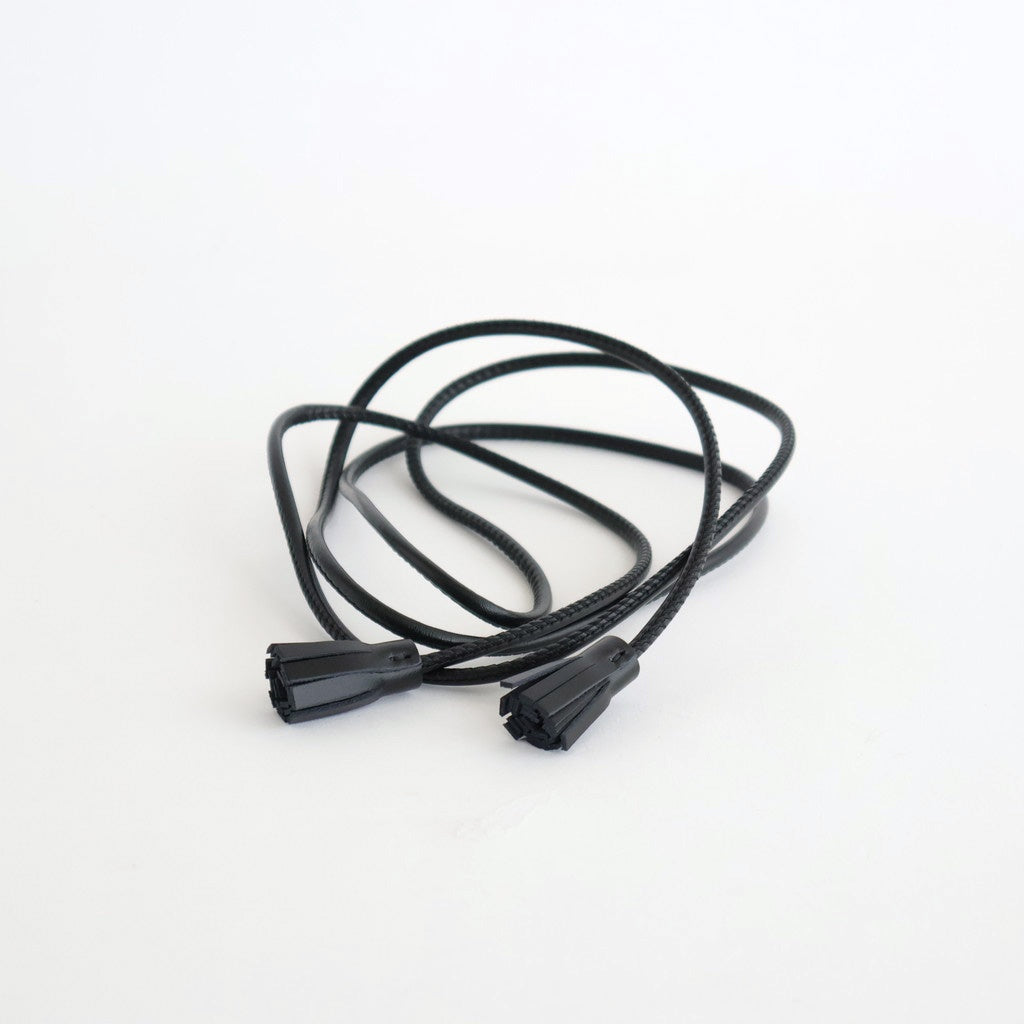 LEATHER STRING BELT #ONYX [252OJ-AC03]