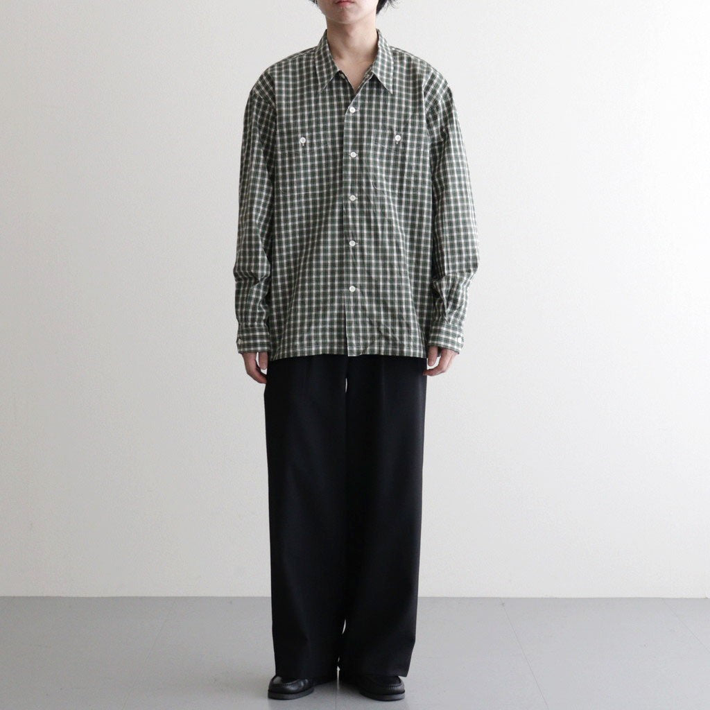 C/L PLAID LS SHIRTS #FOREST [PMAV-LS01]