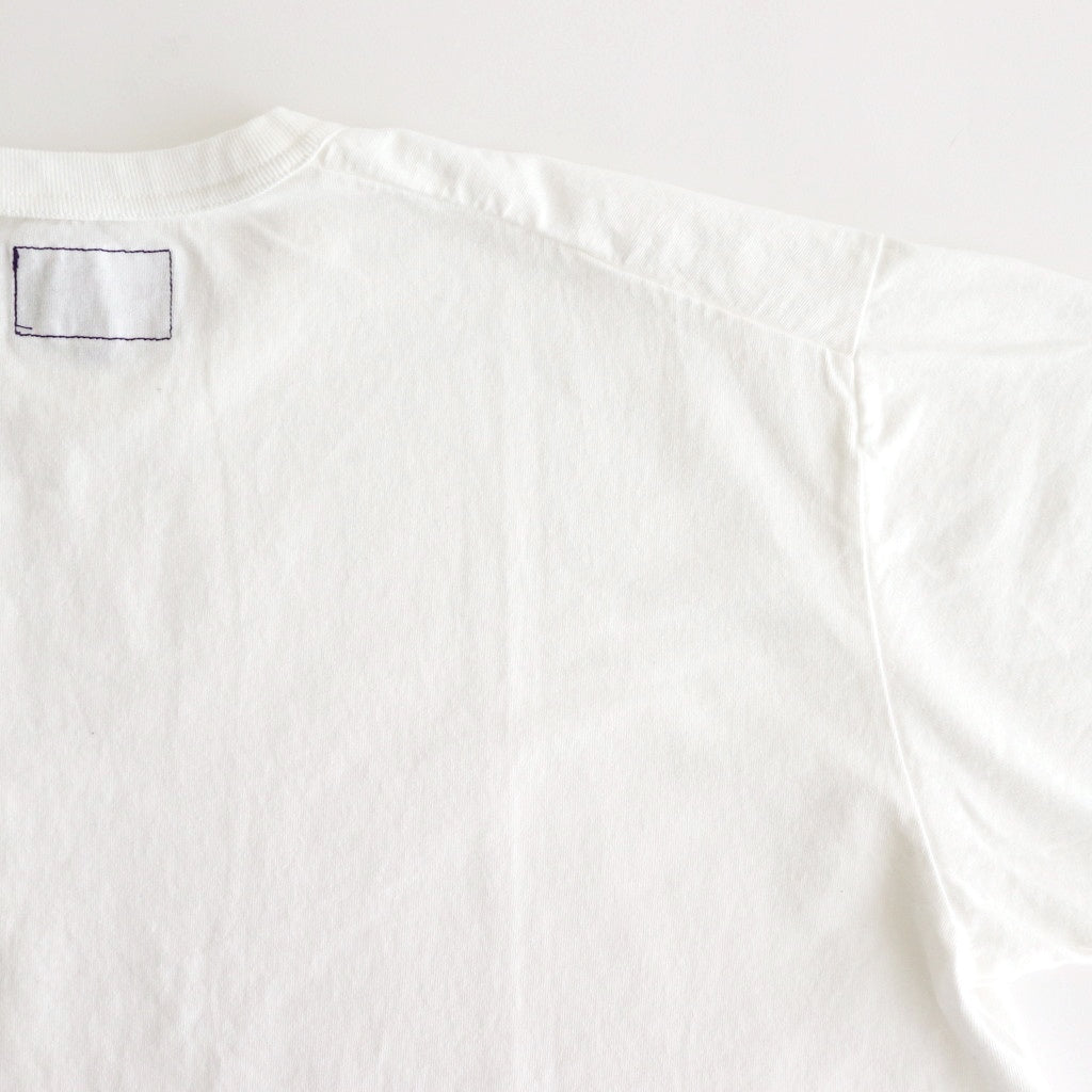 7oz Pocket Tee #Off White X Purple [N25SI102]