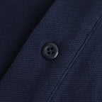 Moss Stitch Field Big Polo #Navy [N25SH091]