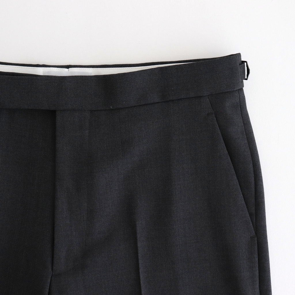 REGULAR STRAIGHT TROUSERS #CHARCOAL GRAY [M25C07PT02C]