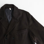 DOUBLE BREASTED JKT #BROWN [SH-62-C-NUBCK-4]