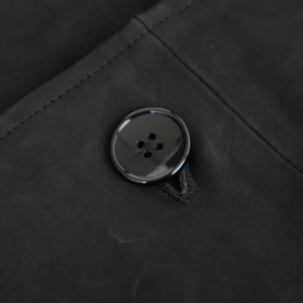 DOUBLE BREASTED HALF COAT #BLACK [SH-60-C-NUBCK-3]