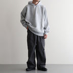 Hooded Sweatshirt #Heather Gray [S26FH079]