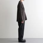 BLENDED KEMPI WOOL RAPEL CARDY #BARK [252OJ-KN03]