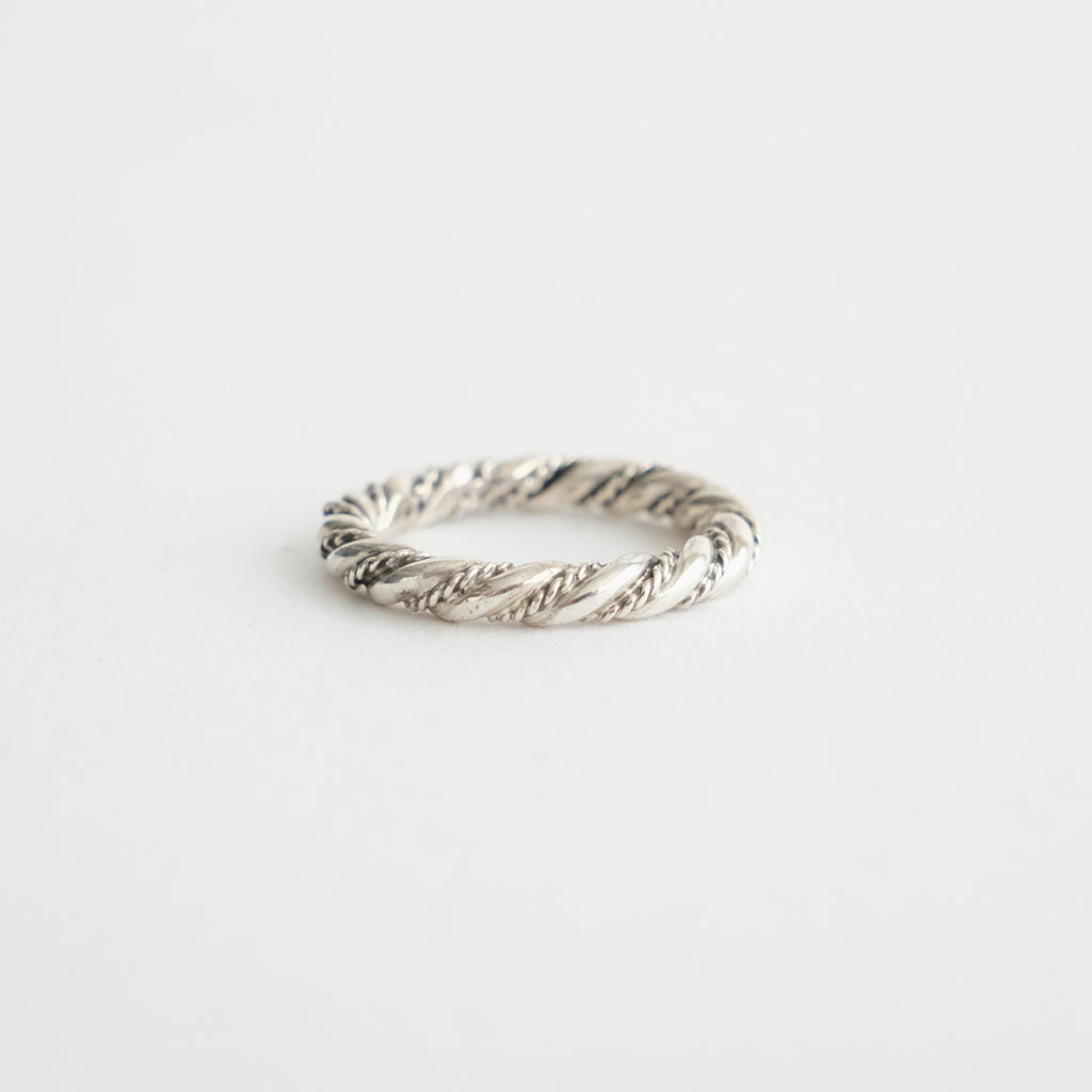 STEVE ARVISO Twisted Wire Ring #SILVER