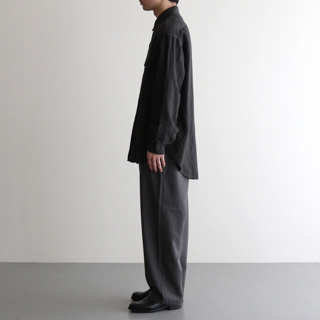 【正規通販】 EASY WIDE COCOON PANTS Diffusion – [M25A12PT01C] #M.GRAY パンツ