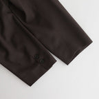 舒適西裝外套 #棕色卡其色 [A23C-04JK01C]